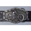 Chopper motocykl klamra stare srebro (id. 1598)